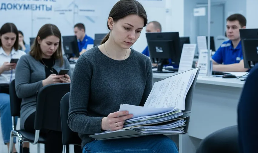 Под Воронежем женщина с 3 детьми 28 лет живет без документов из-за потери бумаг. Фото сгенерировано нейросетью Perplexity по материалам статьи.
