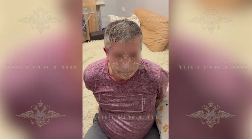 Преступник, которого задержали благодаря ДНК-тесту. Видео: @t.me/IrinaVolk_MVD
