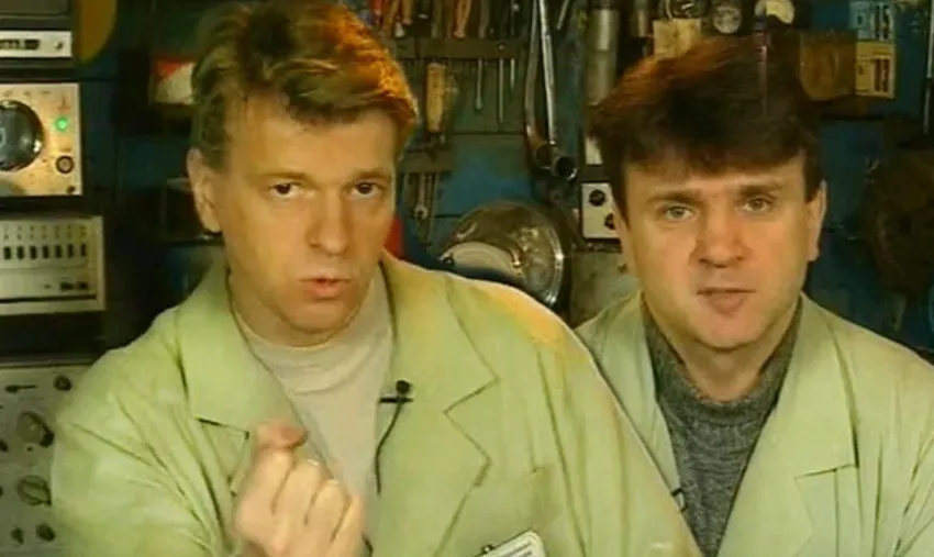 Кадр из передачи «Очумелые ручки», 1992—2010, автор программы Тимур Кизяков