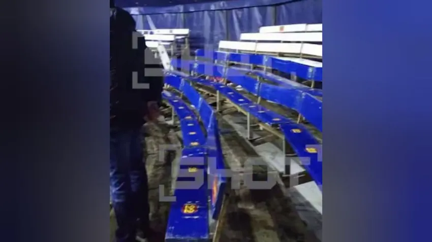 Под Самой 10 человек пострадали из-за обрушения трибун в цирке. Фото:@t.me/shot_shot