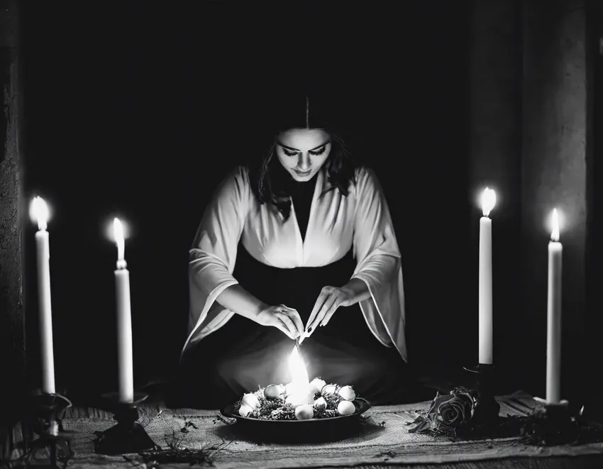 Ведьмы занимаются практиками колдовства, а тарологи придерживаются системы знаний. Фото: ask.chadgpt.ru