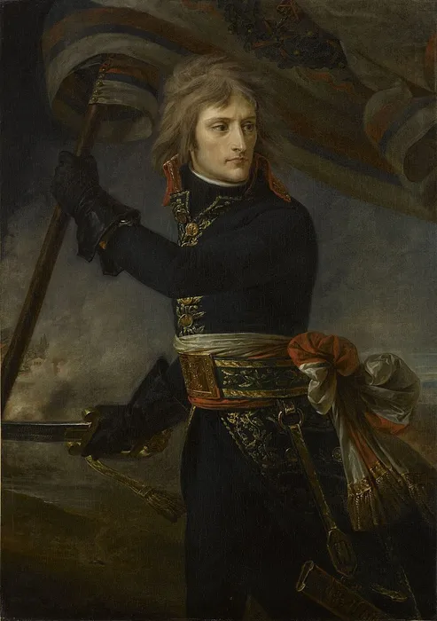 "Наполеон Бонапарт на Аркольском мосту". Картина Антуан-Жана Гро, 1796-1797