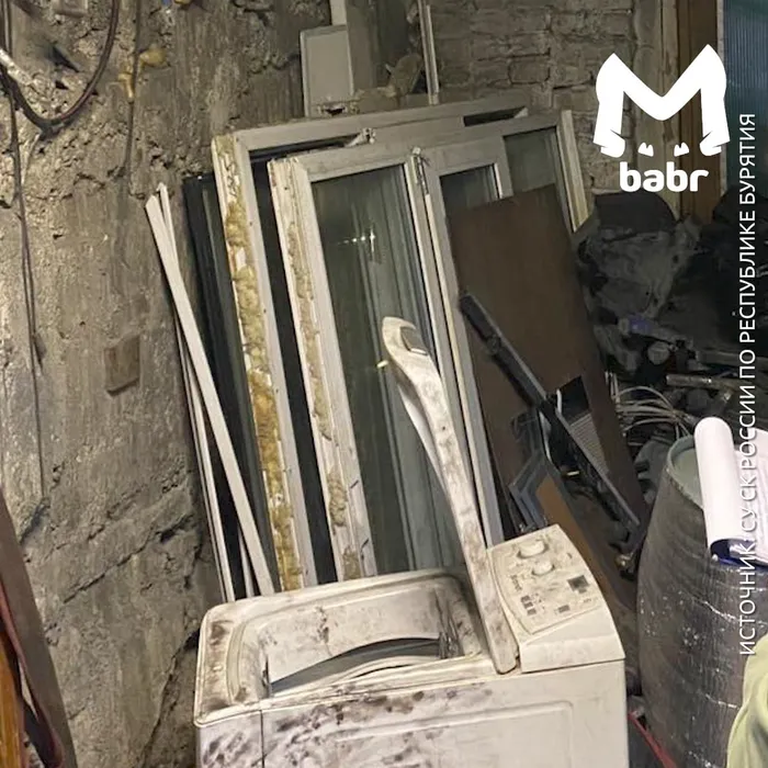 Тело мальчика нашли в этой стиралке в гараже его дома. Фото:@t.me/babr_mash
