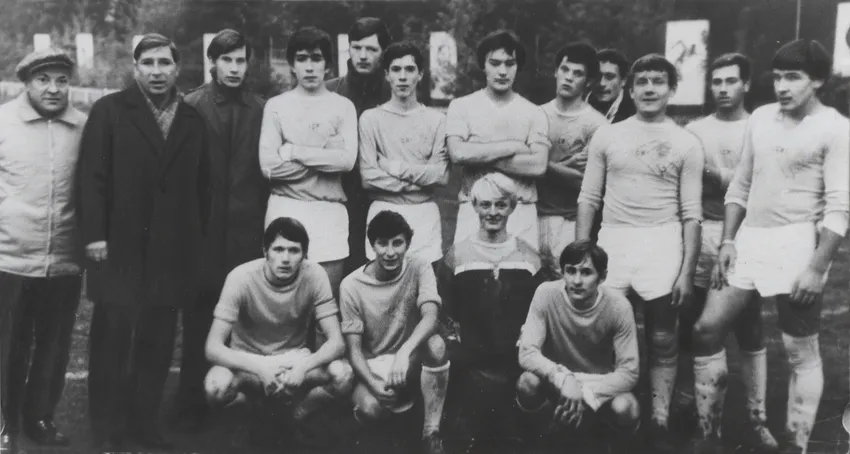 Сергей Беликов в составе юношеской команды, 1973 год. Фото: личный архив