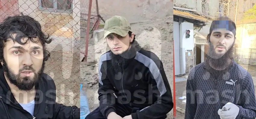 Трое из шести террористов. ФОТО: @SHOT_SHOT