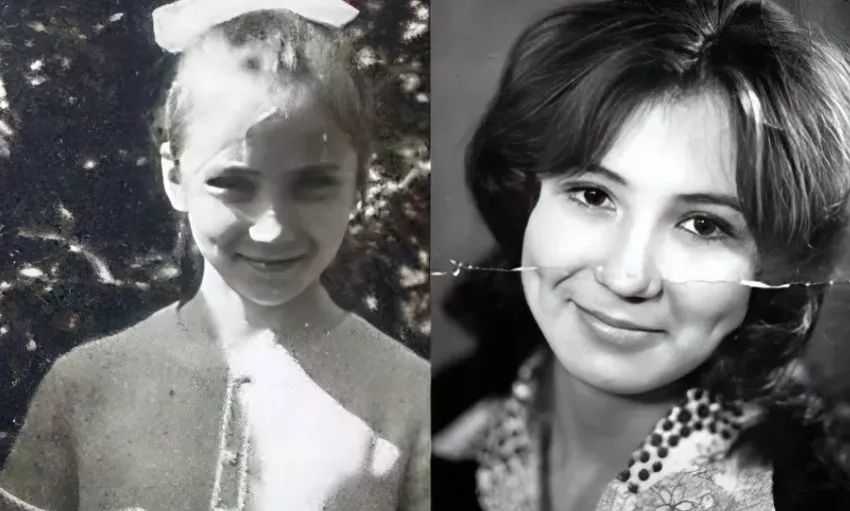 Алла Агеева в детстве и юности. Фото: личный архив Маши Распутиной