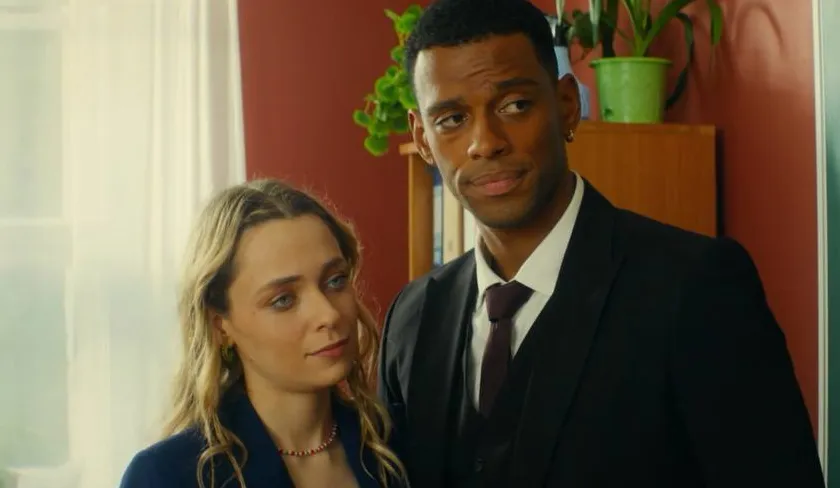 Таня и Самуэль. Кадр из сериала «Афродеревня», 2025, реж. Ашот Кещян, сцен. Сергей Богданов и Тимур Акавов