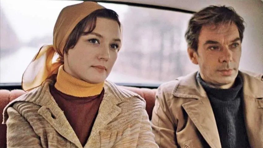 Вера Алентова и Алексей Баталов. Кадр из фильма «Москва слезам не верит», 1979, реж. Владимир Меньшов