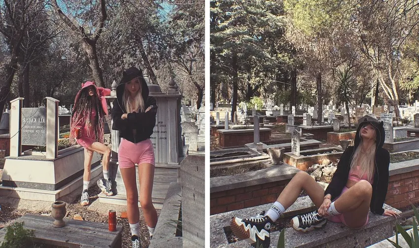 На первом снимке: 32-летняя Элиза и 29-летняя Катерина-Александра (справа). Фото: Instagram (запрещен в РФ) / @mad.evil.bitch