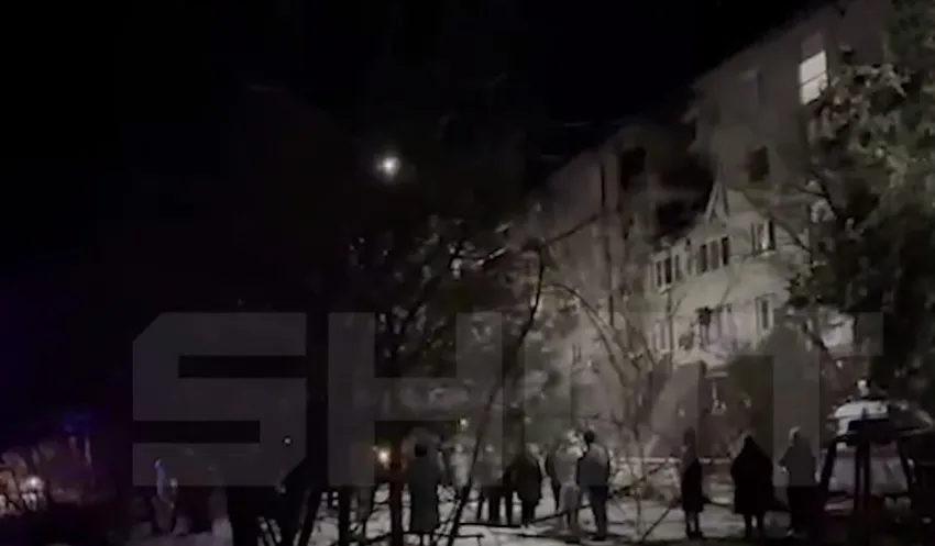 Последствия взрыва баллона в краснодарском Белореченске. Фото: @shot_shot