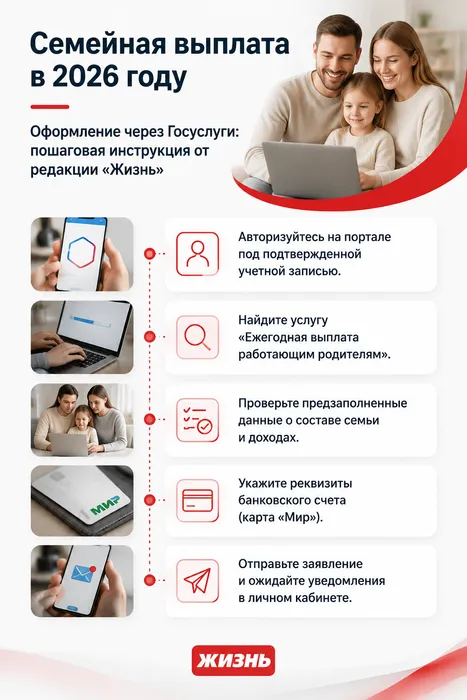 Оформление семейной налоговой выплаты через Госуслуги. Коллаж: Сорокина Екатерина