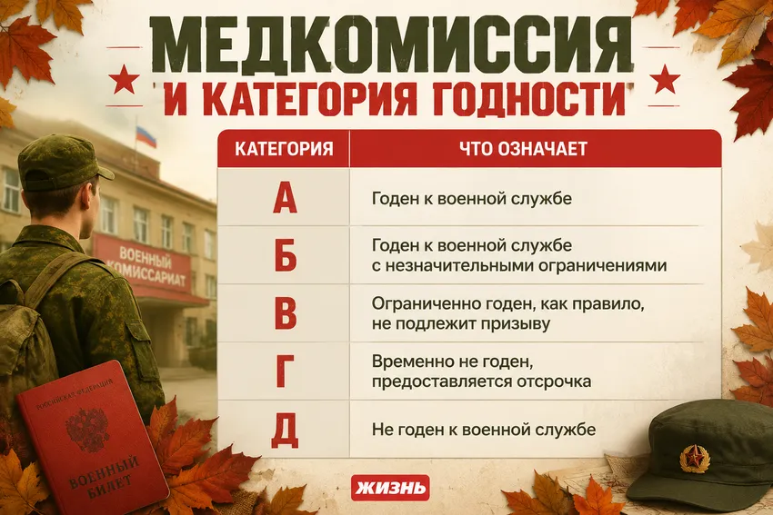 Медкомиссия и категория годности на службу в армию. Коллаж: Сорокина Екатерина
