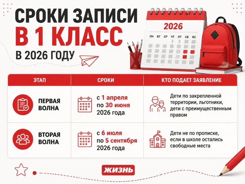 Сроки записи в первый класс в 2026 году. Коллаж: Сорокина Екатерина