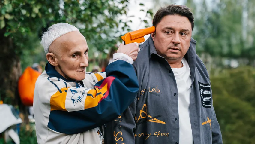 Роза Хайруллина и Максим Лагашкин в сериале «Почти настоящий детектив». Фото: СТС