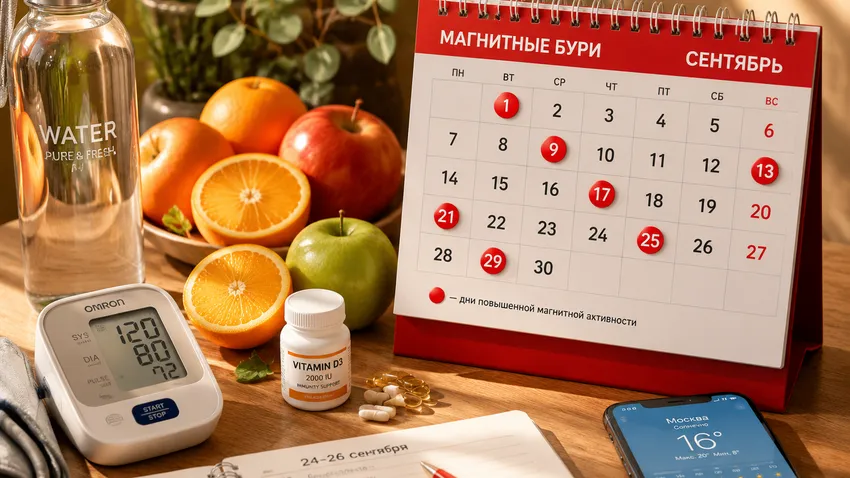 Как подготовиться к магнитной буре: рекомендации метеозависимым. Фото сгенерировано нейросетью GPT Images