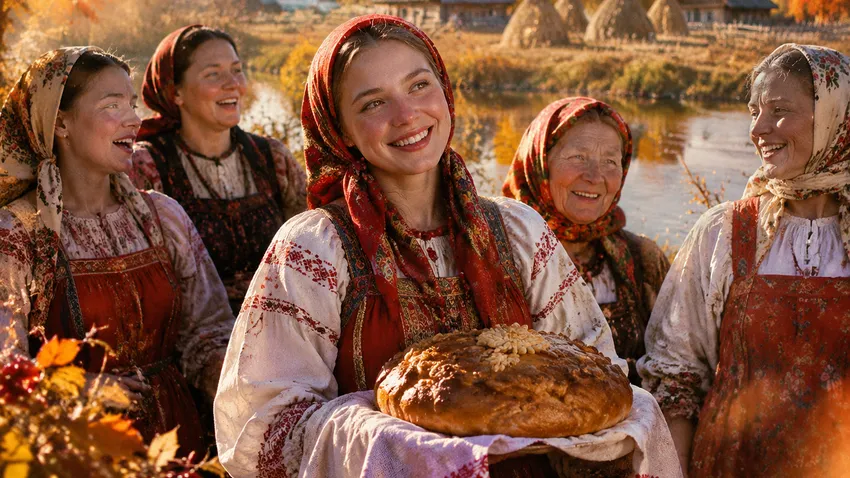 Осенины 21 сентября: как на Руси встречали осень и праздновали урожай. Фото сгенерировано нейросетью GPT Image