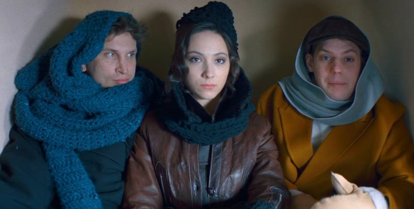 Молодые революционеры сильно удивят родителей Кости. Кадр из сериала «Купцы и дети», 2025, реж. Сергей Осипьян