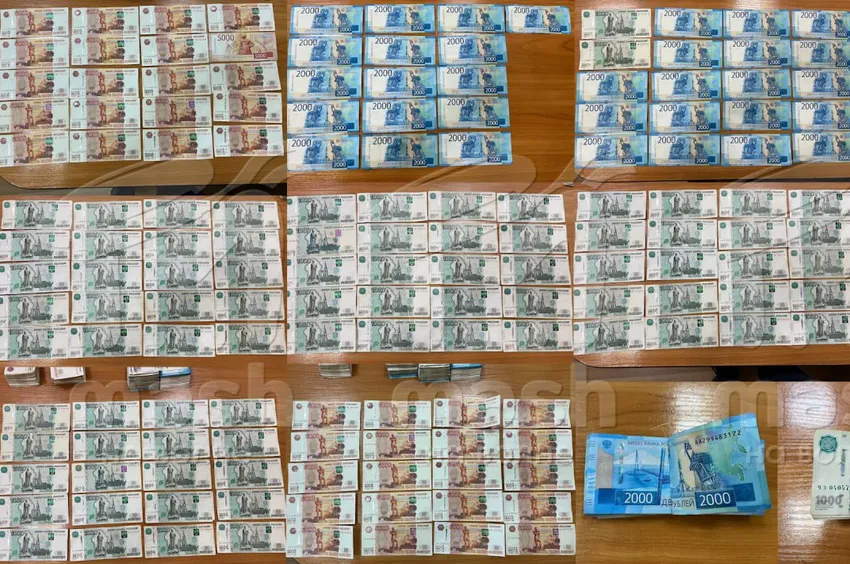 В Евпатории мужчина пытался подкупить ФСБ почти двумя миллионами налички. Фото: t.me/mash_na_volne