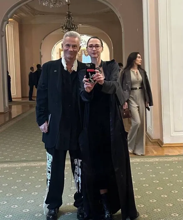 Олег Меньшиков с женой Анастасией Черновой. Фото: Instagram*