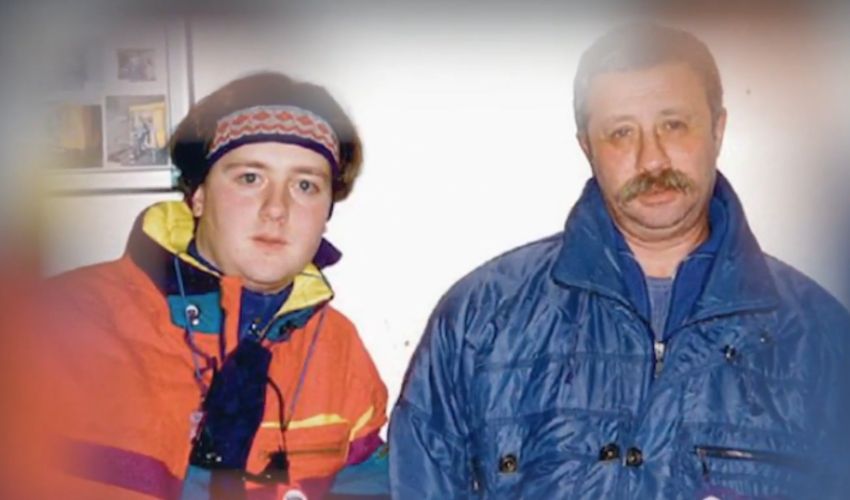 Леонид Якубович с сыном Артемом. Фото: кадр из передачи «Судьба человека»