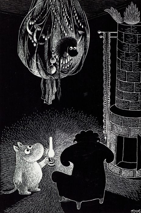 Иллюстрация к книге "Зима в стране Муми-троллей", 1958 год. Фото: tovejansson.com