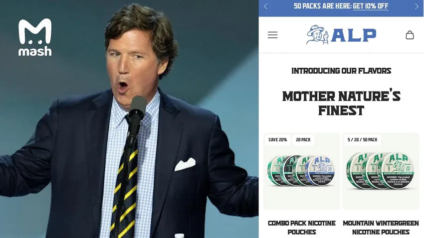 У Такера Карлсона украли 378 тыс банок снюса на $8 млн, которые он хотел продать. Фото: @breakingmash