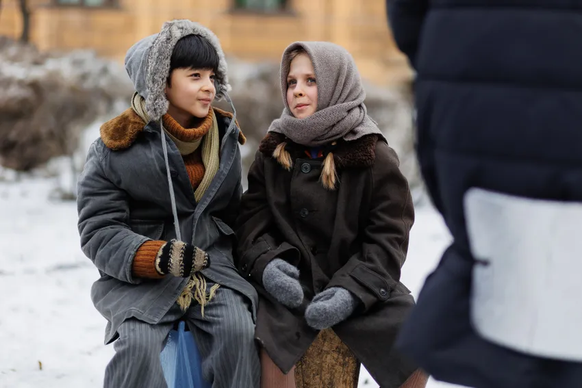 Юные актеры перевоплотились в маленьких жителей блокадного Ленинграда. Фото предоставлено пресс-службой "ВКонтакте"
