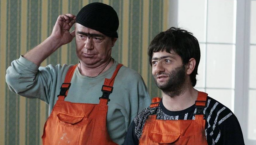 Валерий Магдьяш и Михаил Галустян в шоу «Наша Раша». Кадр из шоу