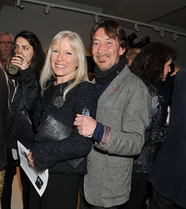 Крис со своей женой Джоан в 2013 году