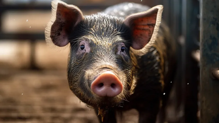 Под Хабаровском фермеры скрыли вспышку чумы свиней и жгли трупы рядом с домами. Фото сгенерировано нейросетью midjourney.com по материалам статьи