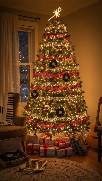 В 2026 году можно наряжать елку в тематическом стиле. Фото сгенерировано нейросетью Nano Banana