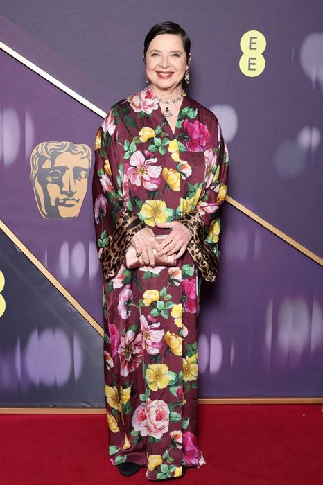 Изабелла Росселлини пришла на премию в домашнем образе. Фото: vogue.com