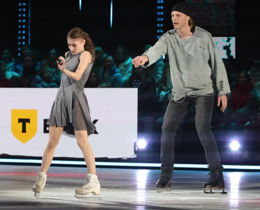 Никита и Алена на «Ледниковом периоде». ФОТО: Юрий Феклистов