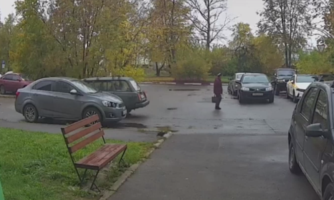 В Подмосковье машина, которую забыли поставить на ручник, задавила пенсионерку. Фото: t.me/bazabazon