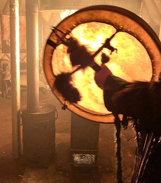 Бубен - важная часть в каждом шаманском ритуале. ФОТО: личный архив