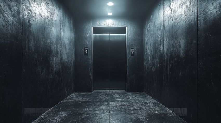В Москве 45-летняя женщина упала в шахту лифта и сломала себе руку и ногу. Фото сгенерировано нейросетью midjourney.com по материалам статьи