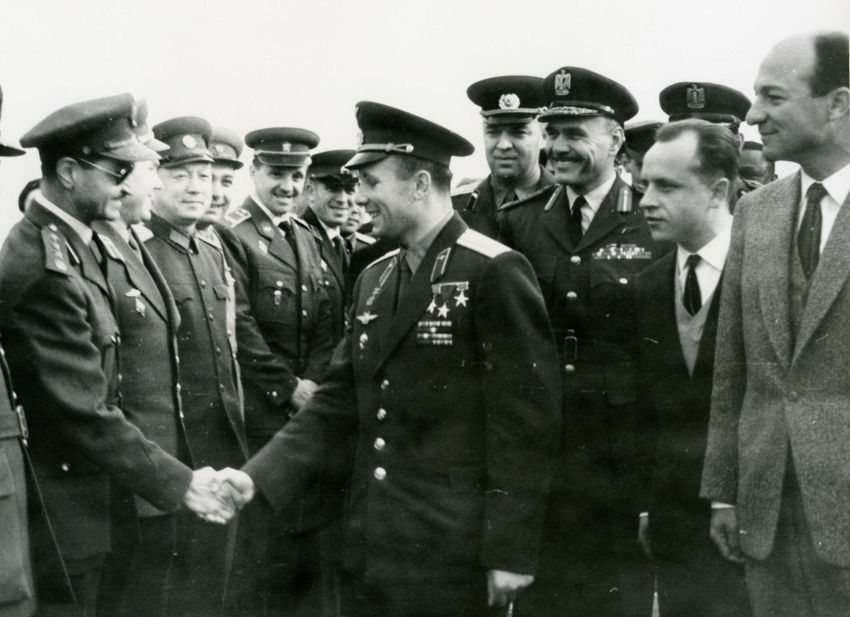 Юрий Гагарин в Египте. 5 февраля 1962 года. Фото: ru.wikipedia.org