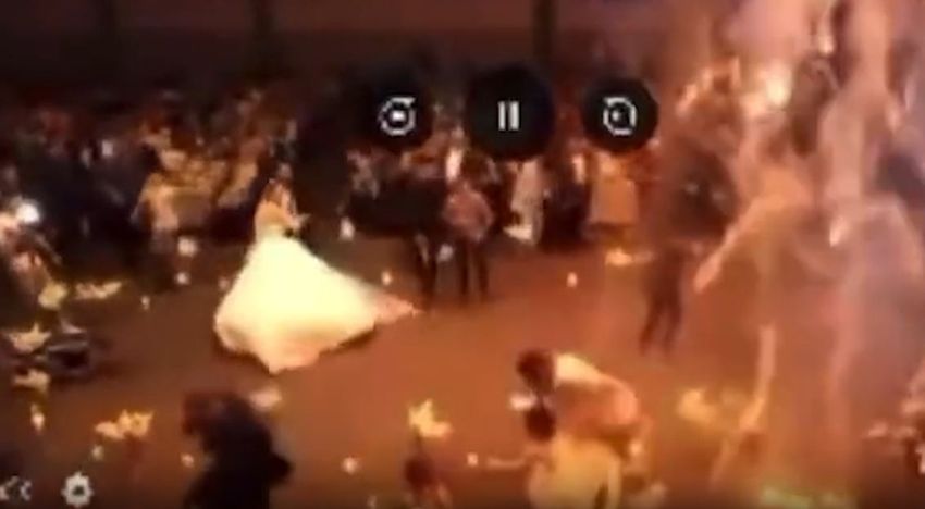 Кадр, который засняли камеры видеонаблюдения. Фото: alarabiya.net