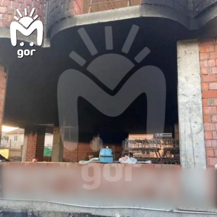 В Нальчике неизвестные подожгли строящийся еврейский культурный центр. Фото: t.me/mash_gor