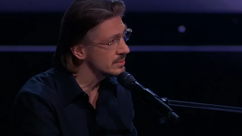 Леонид Овруцкий в 14 сезоне шоу «Голос». Фото: кадр из передачи