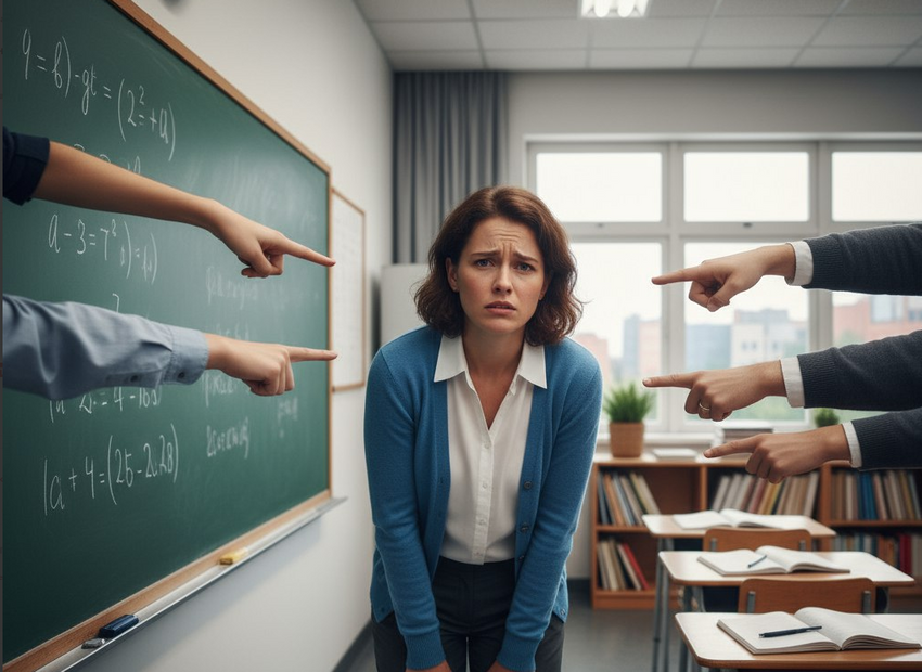 В КЧР мать школьника 3 года тратила на себя деньги со сборов школьного комитета. Фото сгенерировано нейросетью Perplexity по материалам статьи.