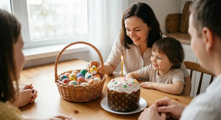 Пасху в 2026 году православные христиане отмечают 12 апреля. Фото сгенерировано нейросетью Nano Banana