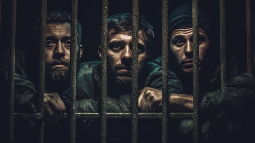 Трое украинцев объявили голодовку в ИВС, чтобы не попасть в ВСУ. ФОТО СГЕНЕРИРОВАНО НЕЙРОСЕТЬЮ MIDJOURNEY.COM ПО МАТЕРИАЛАМ СТАТЬИ