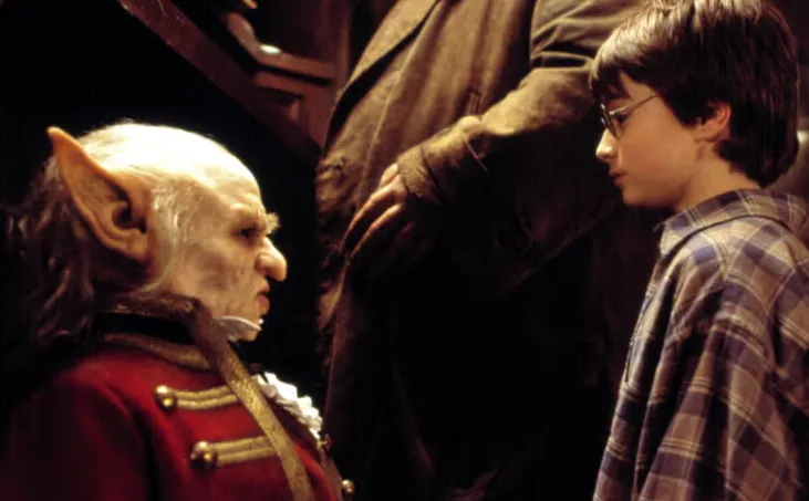 Кадр из фильма "Гарри Поттер и философский камень", реж. Крис Коламбус, Warner Bros., 2001 год