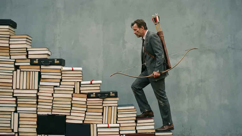 Карьера и работа для Стрельца в 2026 году. Фото сгенерировано нейросетью Nano Banana