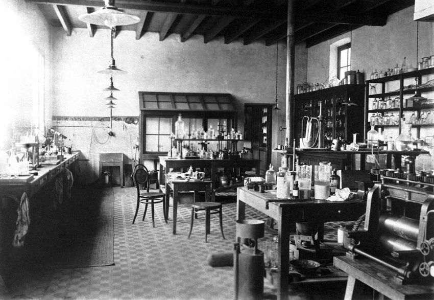 Laboratorium Of Alfred Nobel At His Villa In Sanremo, 1890s. Фото: legion-media.ru