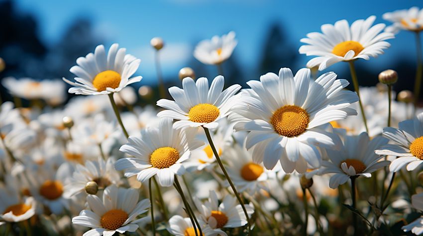 Ромашка - лучший цветок для игр. Фото сгенерировано нейросетью midjourney.com по мотивам публикации