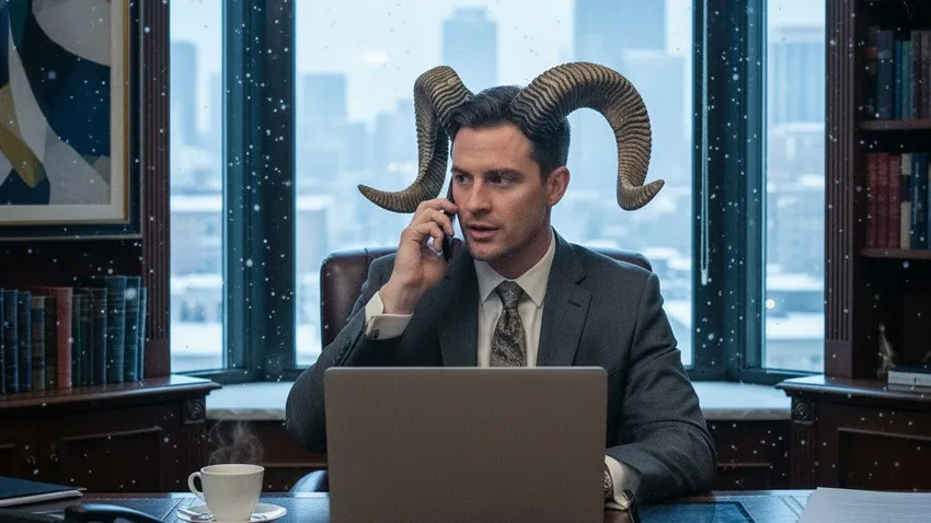 В 2026 году Козерогам в работе стоит браться за несколько дел одновременно. Фото сгенерировано нейросетью Nano Banana