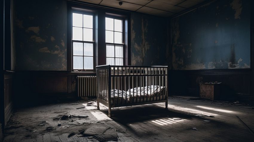 В Питере 3-месячный младенец умер после того, как его покормили молочной смесью. Фото сгенерировано нейросетью midjourney.com по материалам статьи