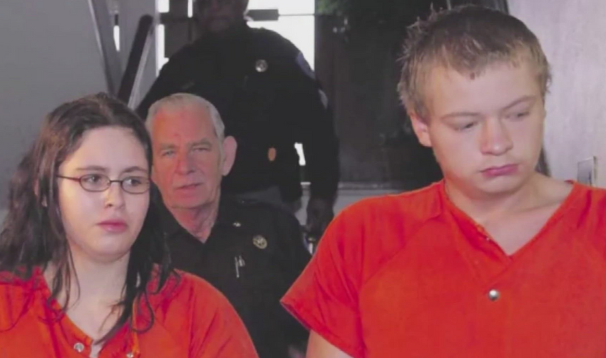 Мать ребенка и мужчину, совершившего убийство, ведут в суд. ФОТО: соцсети